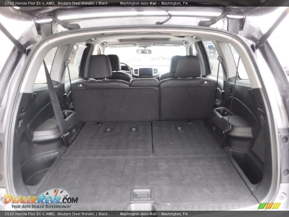 2016 Honda Pilot EX-L AWD Modern Steel Metallic / Black Photo #28