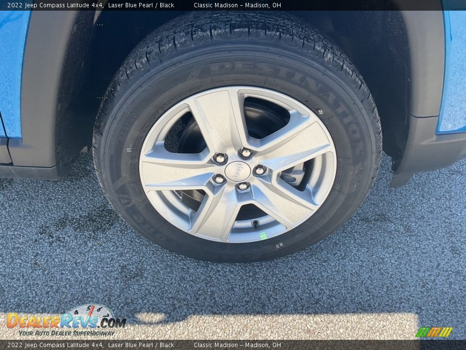 2022 Jeep Compass Latitude 4x4 Laser Blue Pearl / Black Photo #13