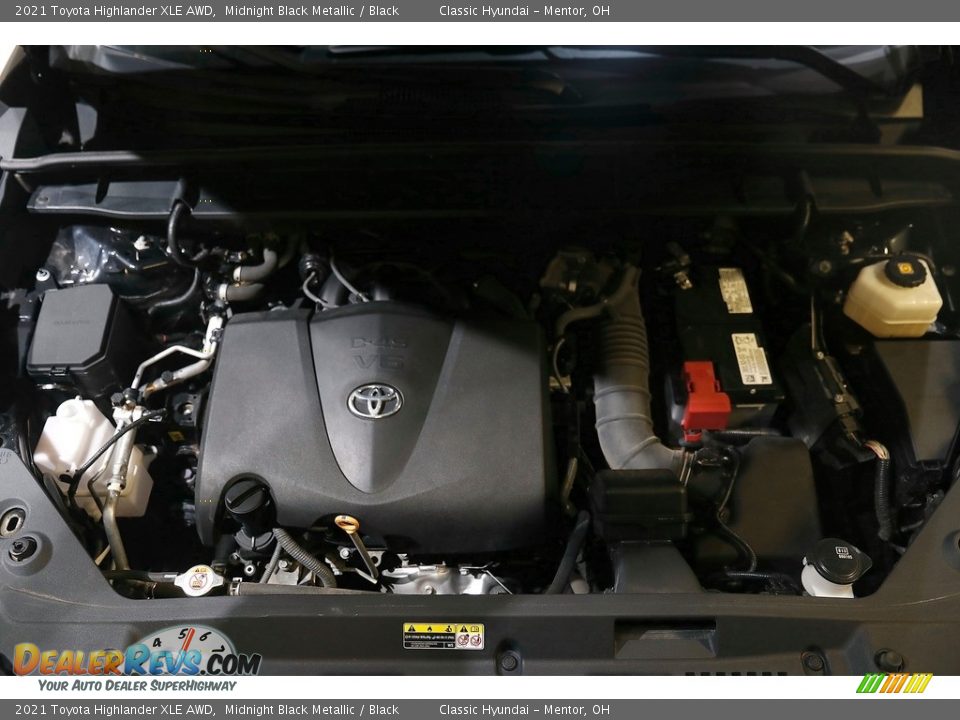 2021 Toyota Highlander XLE AWD Midnight Black Metallic / Black Photo #20
