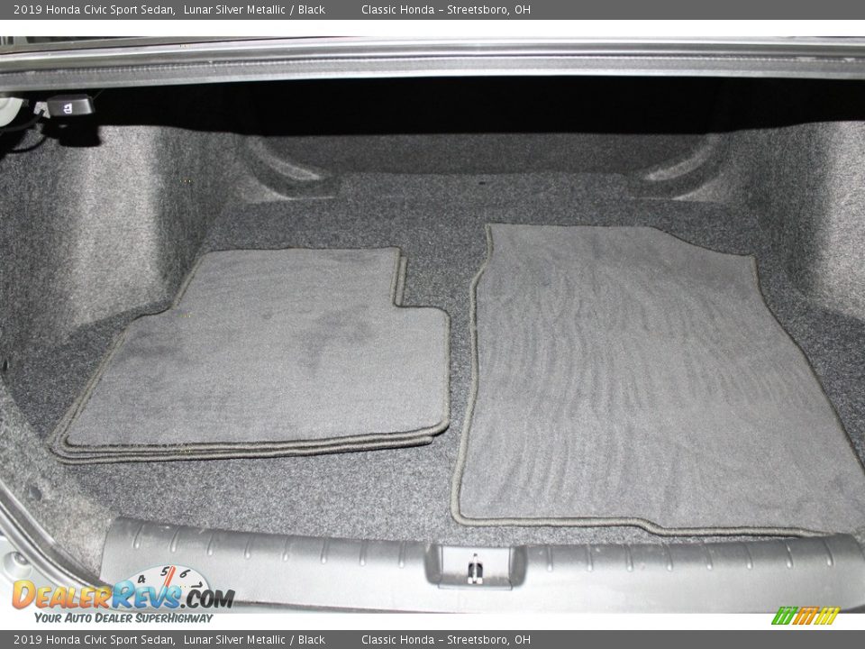 2019 Honda Civic Sport Sedan Lunar Silver Metallic / Black Photo #20