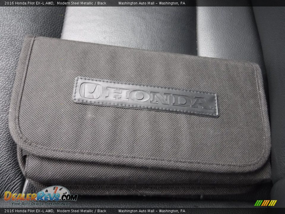 2016 Honda Pilot EX-L AWD Modern Steel Metallic / Black Photo #30