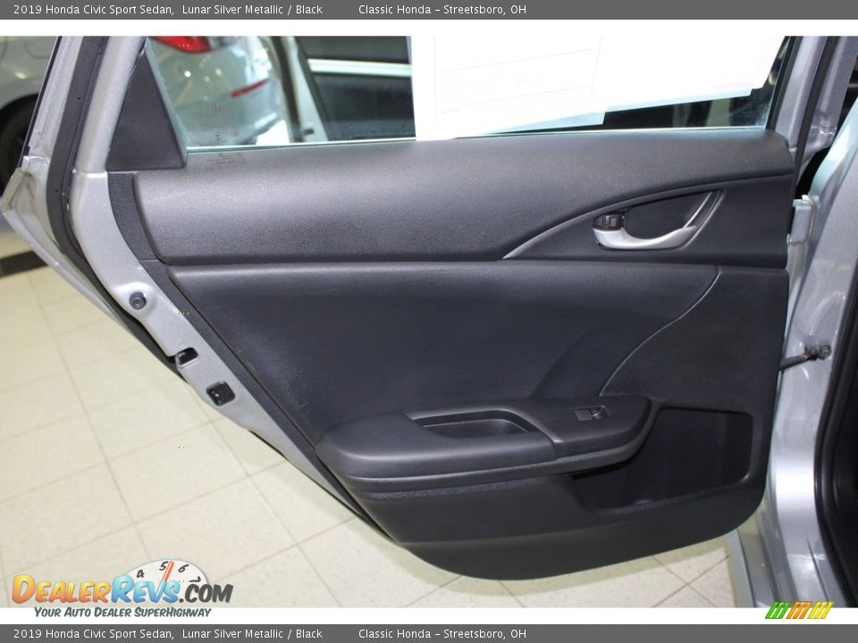 2019 Honda Civic Sport Sedan Lunar Silver Metallic / Black Photo #22