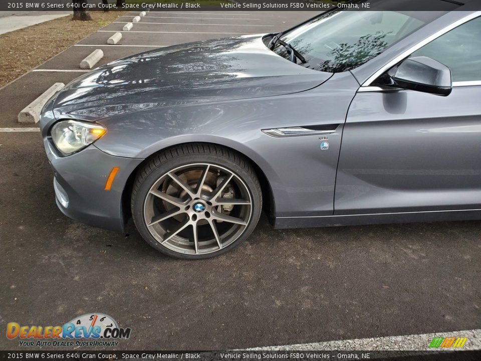 2015 BMW 6 Series 640i Gran Coupe Space Grey Metallic / Black Photo #21