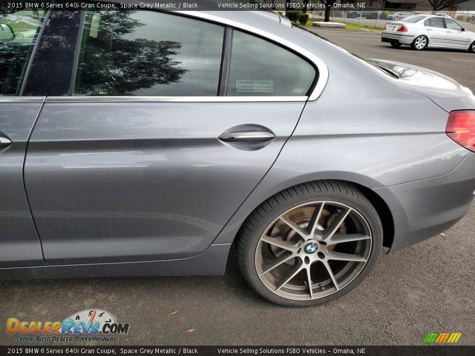 2015 BMW 6 Series 640i Gran Coupe Space Grey Metallic / Black Photo #22