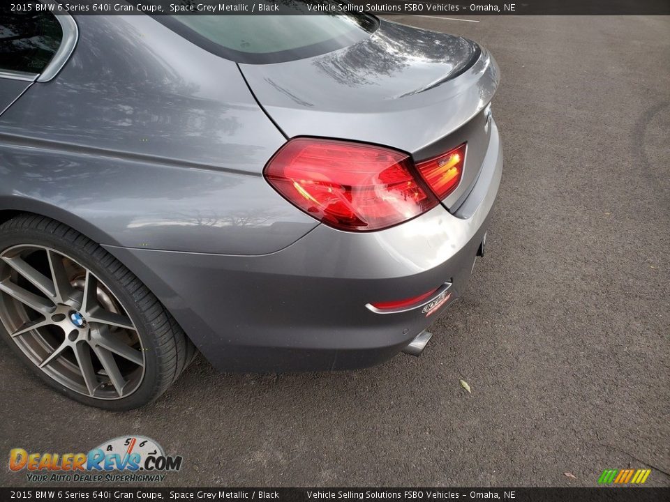 2015 BMW 6 Series 640i Gran Coupe Space Grey Metallic / Black Photo #23