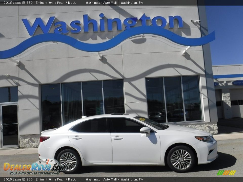 2016 Lexus ES 350 Eminent White Pearl / Black Photo #2