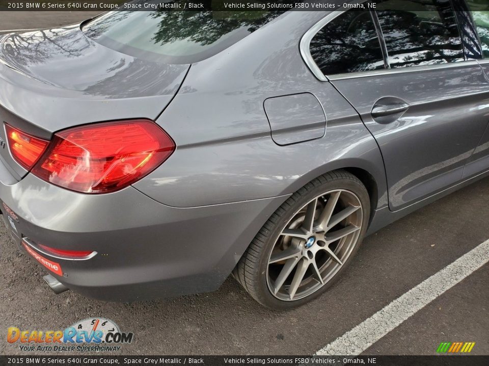 2015 BMW 6 Series 640i Gran Coupe Space Grey Metallic / Black Photo #26