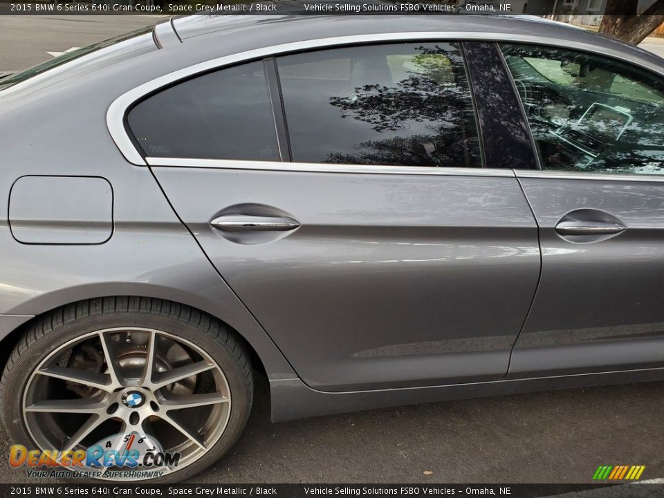 2015 BMW 6 Series 640i Gran Coupe Space Grey Metallic / Black Photo #27