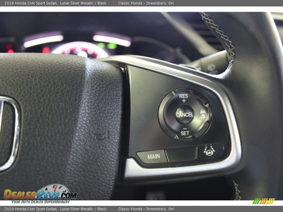 2019 Honda Civic Sport Sedan Lunar Silver Metallic / Black Photo #31