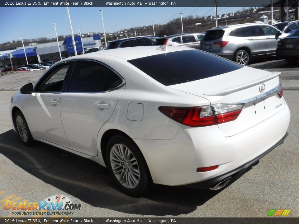 2016 Lexus ES 350 Eminent White Pearl / Black Photo #7