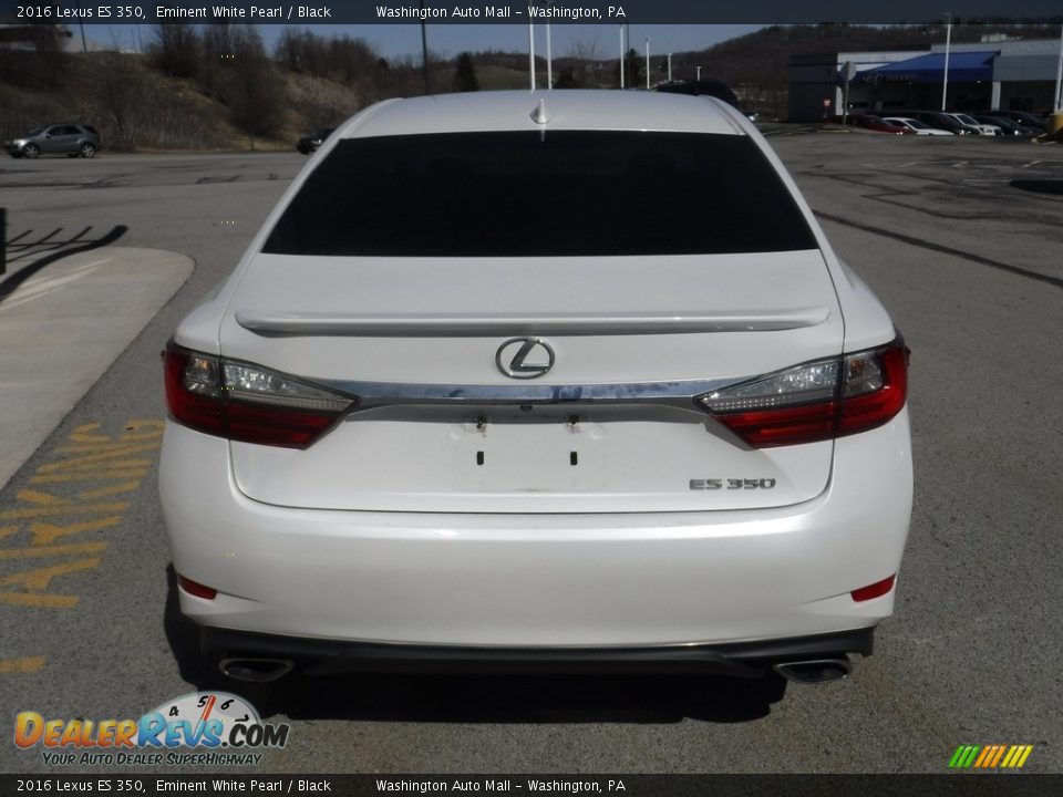 2016 Lexus ES 350 Eminent White Pearl / Black Photo #8