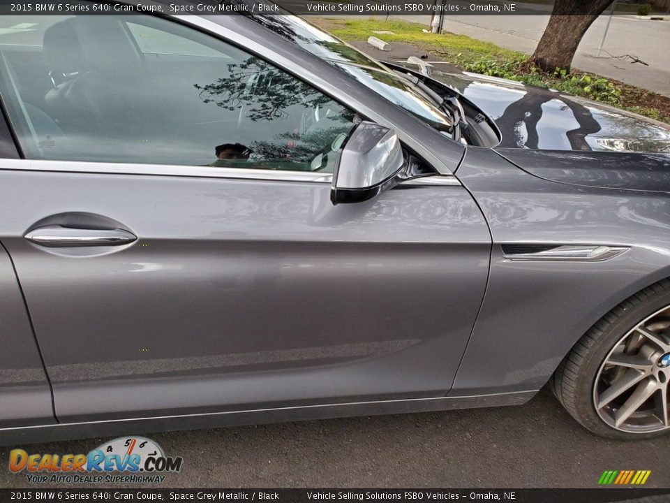 2015 BMW 6 Series 640i Gran Coupe Space Grey Metallic / Black Photo #28