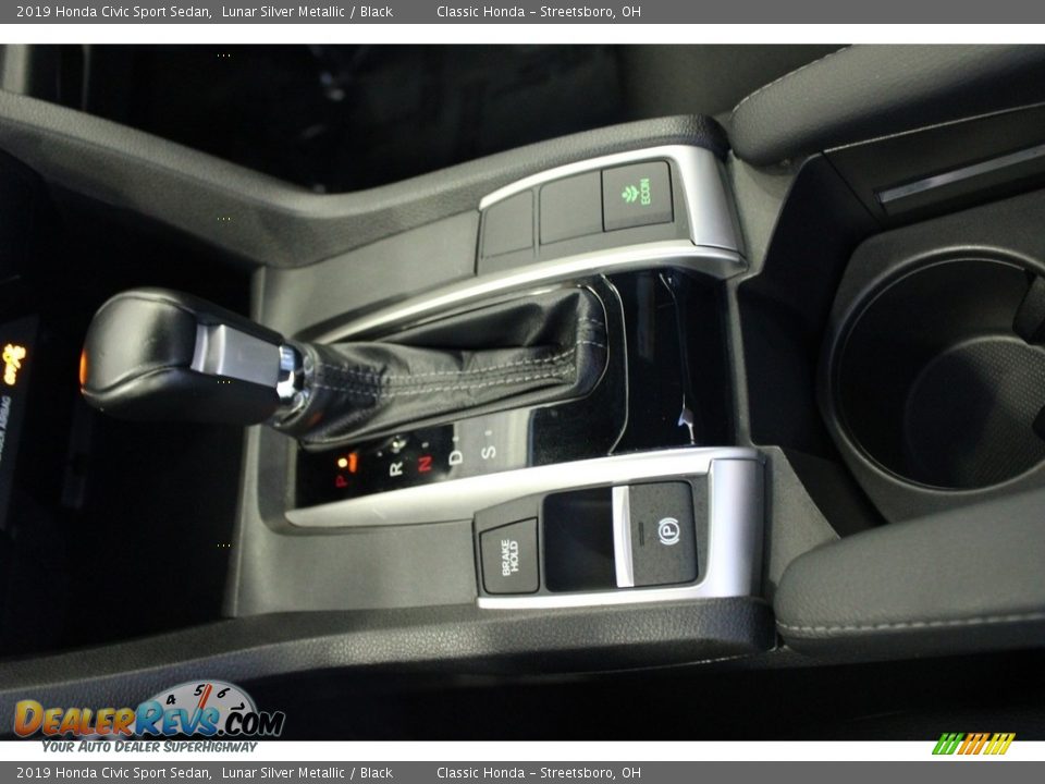 2019 Honda Civic Sport Sedan Lunar Silver Metallic / Black Photo #33