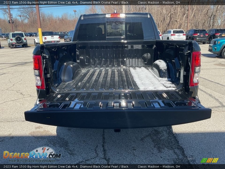 2023 Ram 1500 Big Horn Night Edition Crew Cab 4x4 Diamond Black Crystal Pearl / Black Photo #12