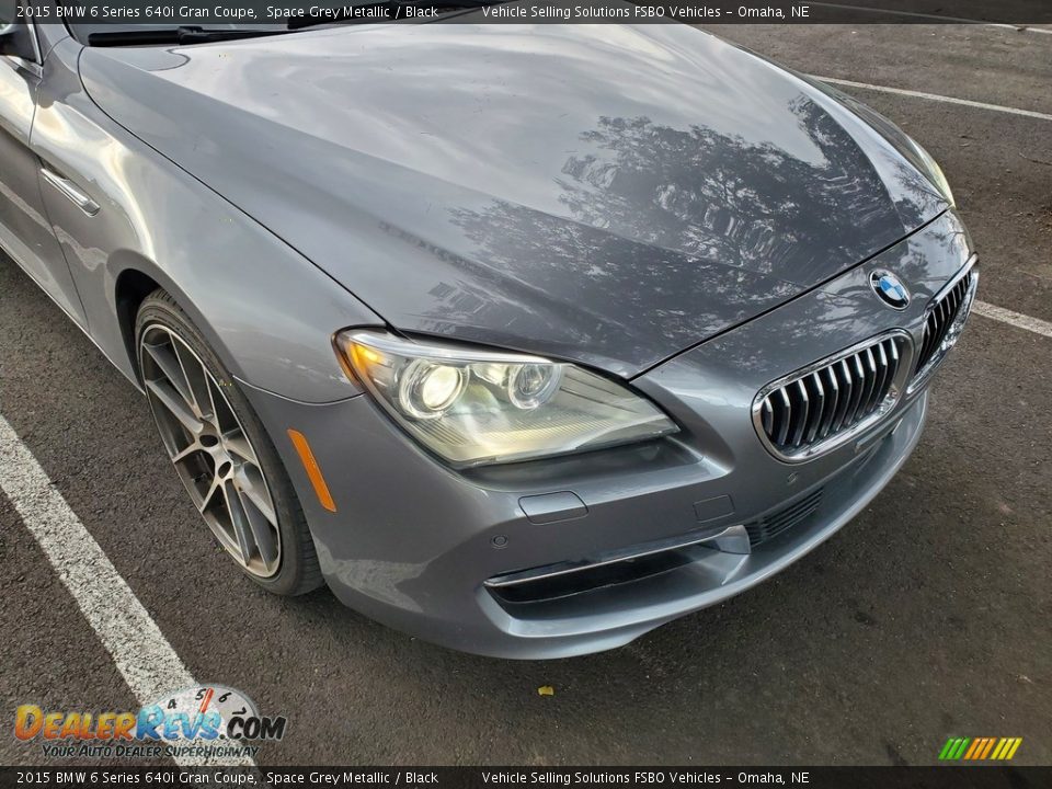 2015 BMW 6 Series 640i Gran Coupe Space Grey Metallic / Black Photo #30