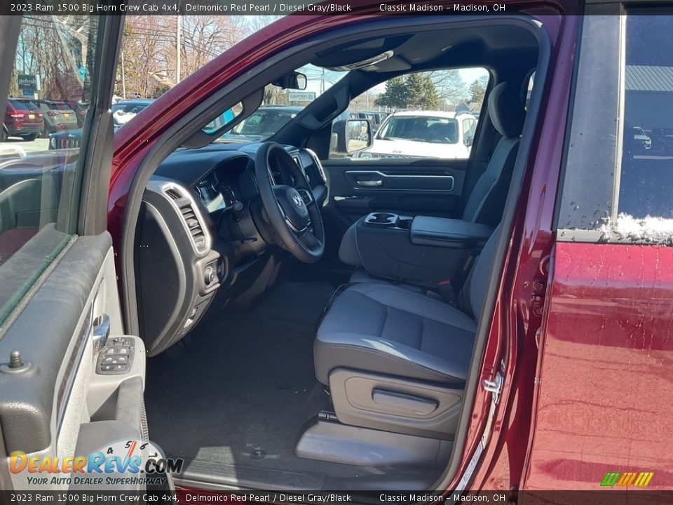 2023 Ram 1500 Big Horn Crew Cab 4x4 Delmonico Red Pearl / Diesel Gray/Black Photo #2