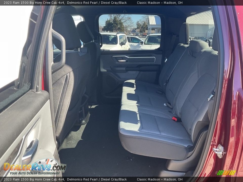 2023 Ram 1500 Big Horn Crew Cab 4x4 Delmonico Red Pearl / Diesel Gray/Black Photo #3