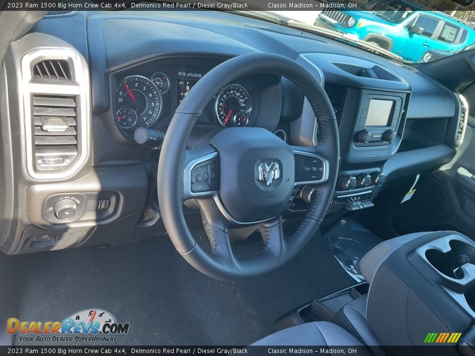 2023 Ram 1500 Big Horn Crew Cab 4x4 Delmonico Red Pearl / Diesel Gray/Black Photo #4