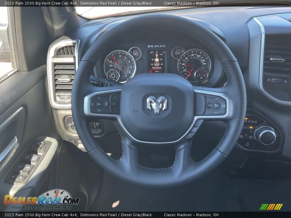 2023 Ram 1500 Big Horn Crew Cab 4x4 Delmonico Red Pearl / Diesel Gray/Black Photo #5