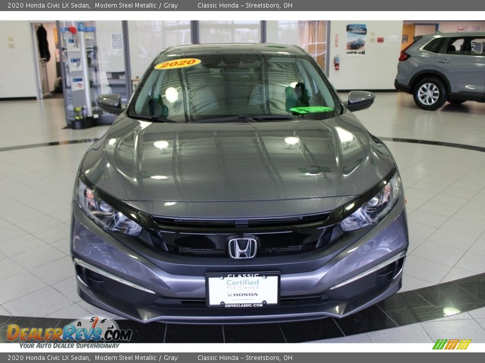 2020 Honda Civic LX Sedan Modern Steel Metallic / Gray Photo #2