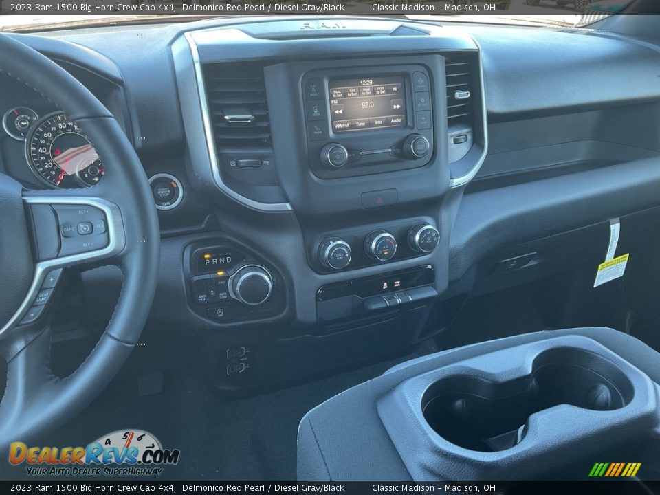 2023 Ram 1500 Big Horn Crew Cab 4x4 Delmonico Red Pearl / Diesel Gray/Black Photo #6