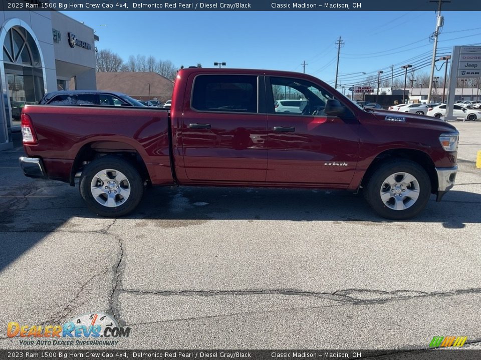 2023 Ram 1500 Big Horn Crew Cab 4x4 Delmonico Red Pearl / Diesel Gray/Black Photo #9