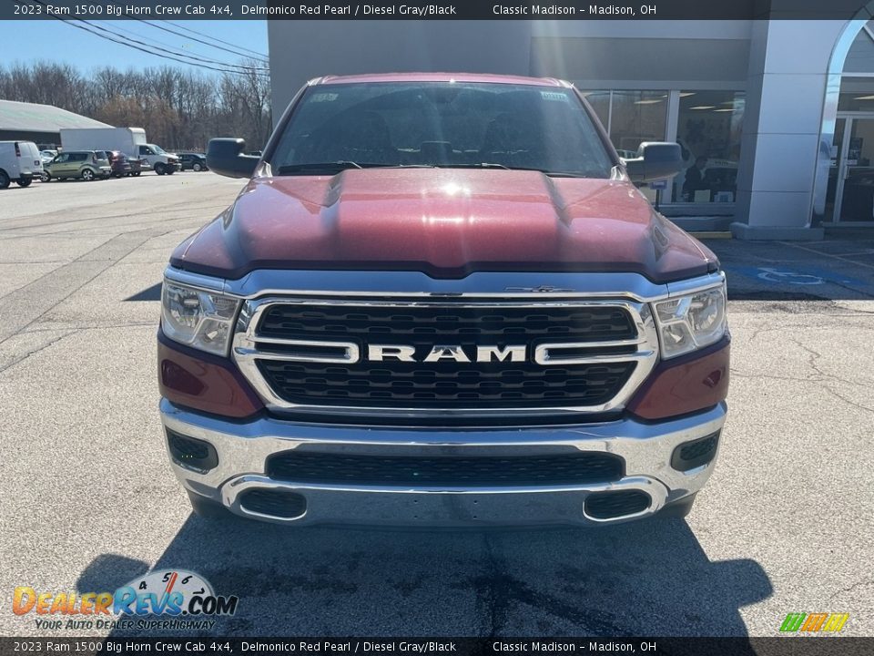 2023 Ram 1500 Big Horn Crew Cab 4x4 Delmonico Red Pearl / Diesel Gray/Black Photo #10
