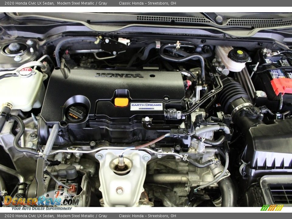 2020 Honda Civic LX Sedan Modern Steel Metallic / Gray Photo #9