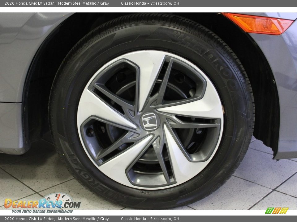 2020 Honda Civic LX Sedan Modern Steel Metallic / Gray Photo #10