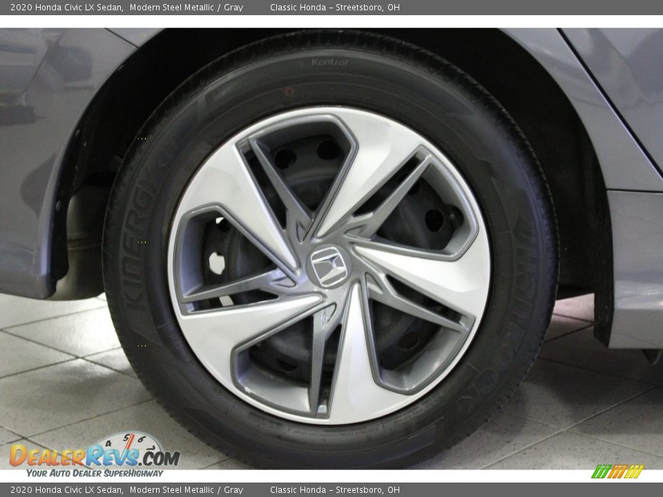 2020 Honda Civic LX Sedan Modern Steel Metallic / Gray Photo #11