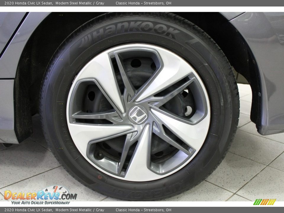 2020 Honda Civic LX Sedan Modern Steel Metallic / Gray Photo #12
