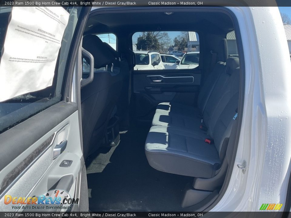 2023 Ram 1500 Big Horn Crew Cab 4x4 Bright White / Diesel Gray/Black Photo #3