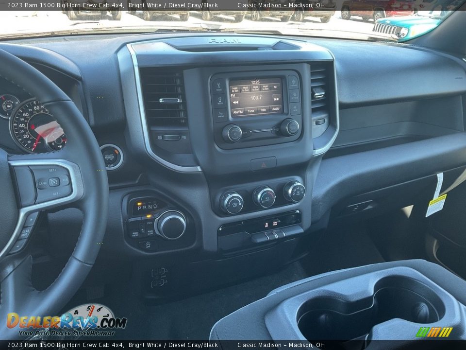 2023 Ram 1500 Big Horn Crew Cab 4x4 Bright White / Diesel Gray/Black Photo #5