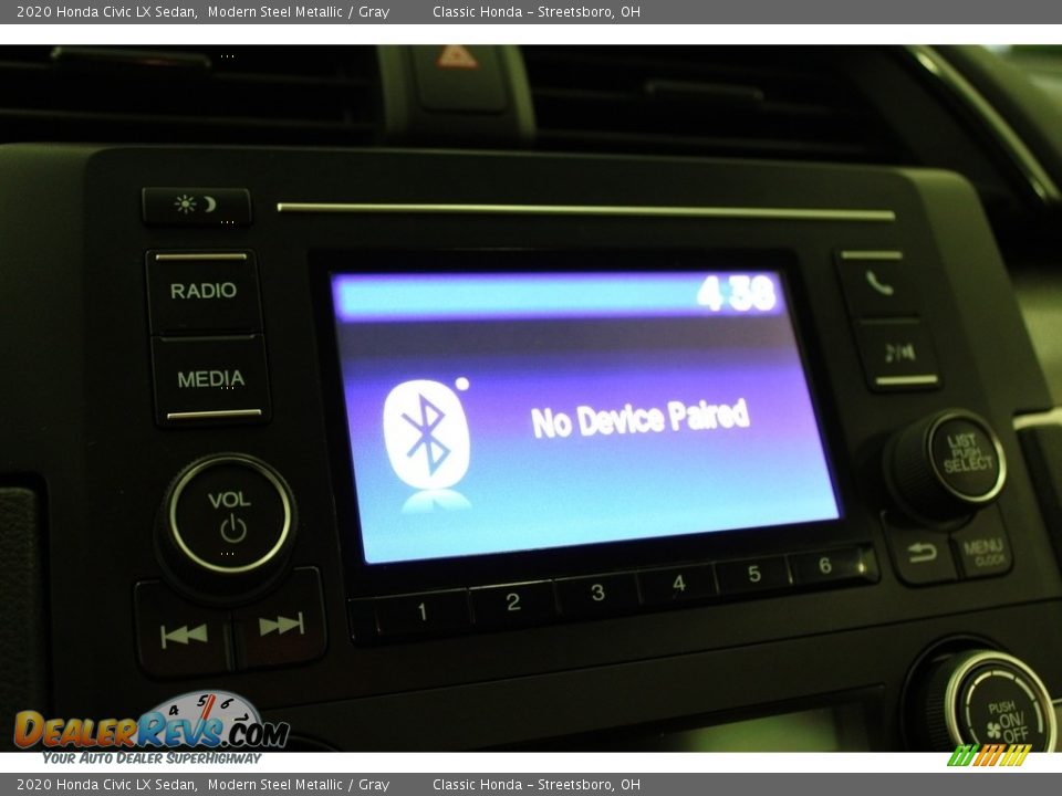 2020 Honda Civic LX Sedan Modern Steel Metallic / Gray Photo #22