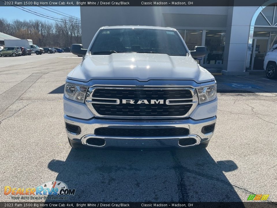 2023 Ram 1500 Big Horn Crew Cab 4x4 Bright White / Diesel Gray/Black Photo #10