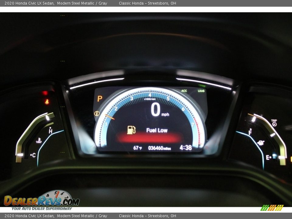 2020 Honda Civic LX Sedan Modern Steel Metallic / Gray Photo #24