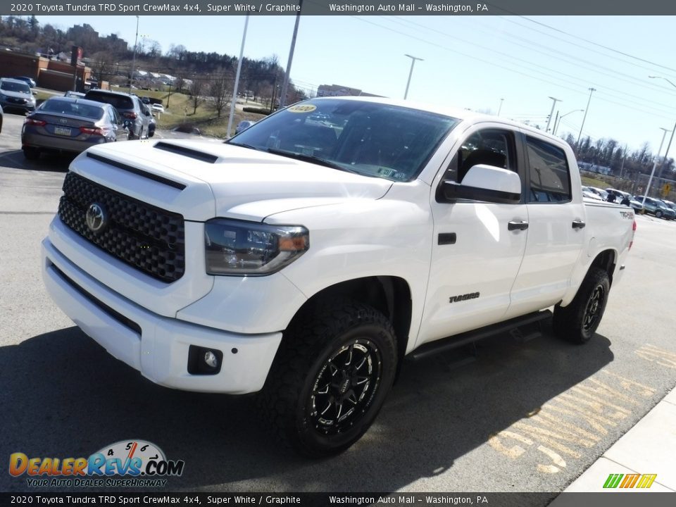 2020 Toyota Tundra TRD Sport CrewMax 4x4 Super White / Graphite Photo #7