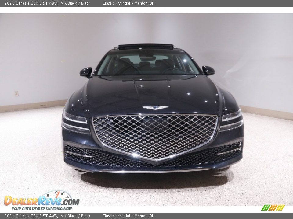 2021 Genesis G80 3.5T AWD Vik Black / Black Photo #2