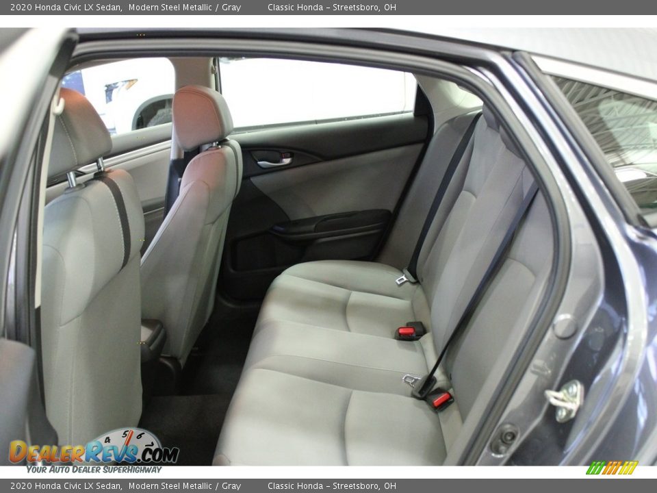2020 Honda Civic LX Sedan Modern Steel Metallic / Gray Photo #28