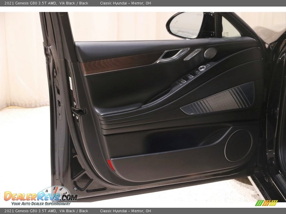 2021 Genesis G80 3.5T AWD Vik Black / Black Photo #4