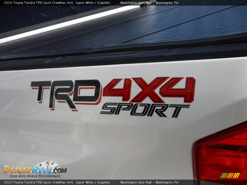 2020 Toyota Tundra TRD Sport CrewMax 4x4 Super White / Graphite Photo #10