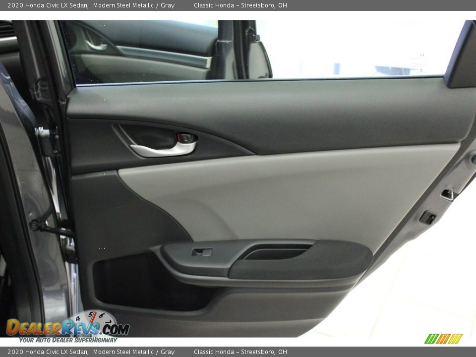 2020 Honda Civic LX Sedan Modern Steel Metallic / Gray Photo #30