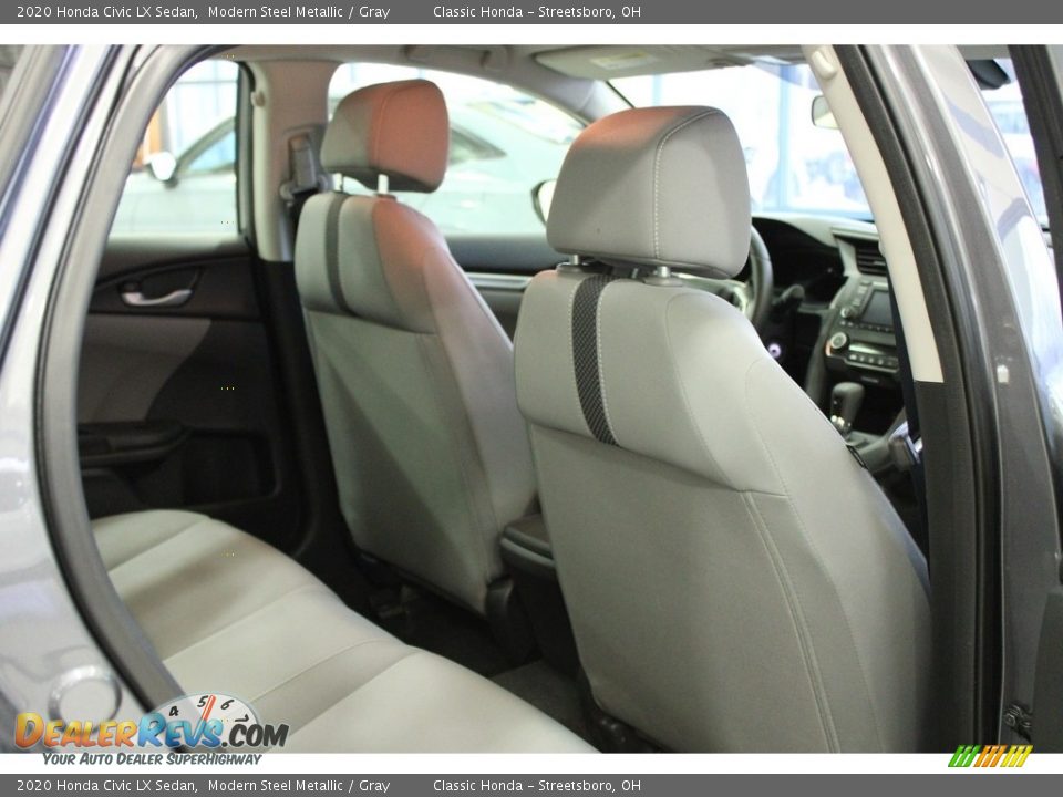 2020 Honda Civic LX Sedan Modern Steel Metallic / Gray Photo #31