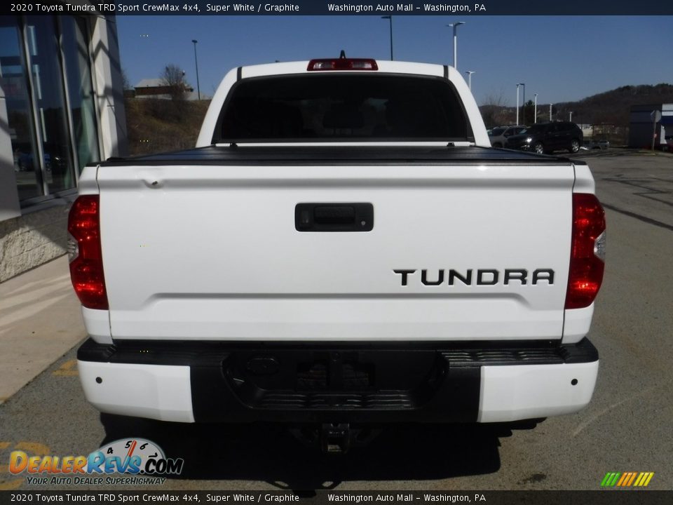2020 Toyota Tundra TRD Sport CrewMax 4x4 Super White / Graphite Photo #12
