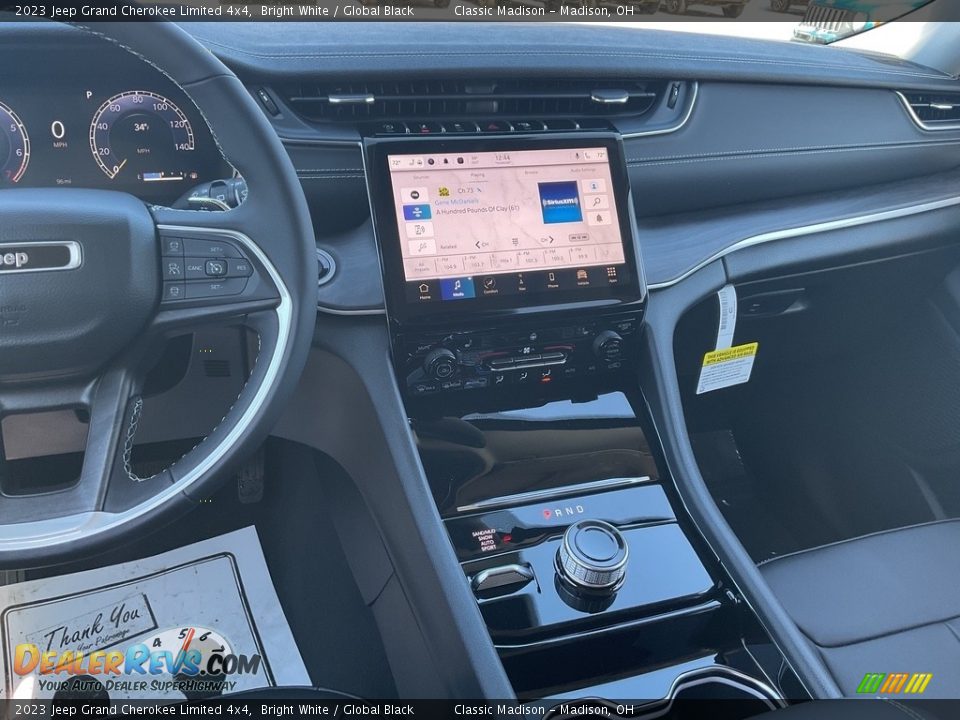 2023 Jeep Grand Cherokee Limited 4x4 Bright White / Global Black Photo #5