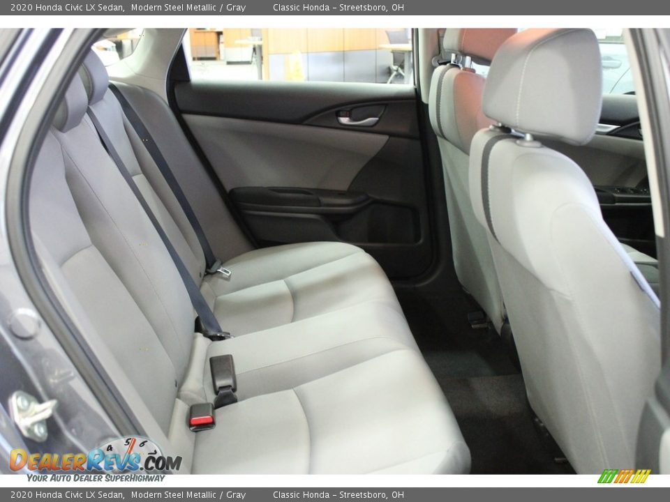 2020 Honda Civic LX Sedan Modern Steel Metallic / Gray Photo #32