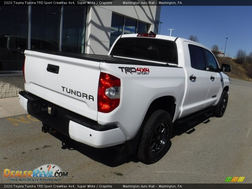2020 Toyota Tundra TRD Sport CrewMax 4x4 Super White / Graphite Photo #13