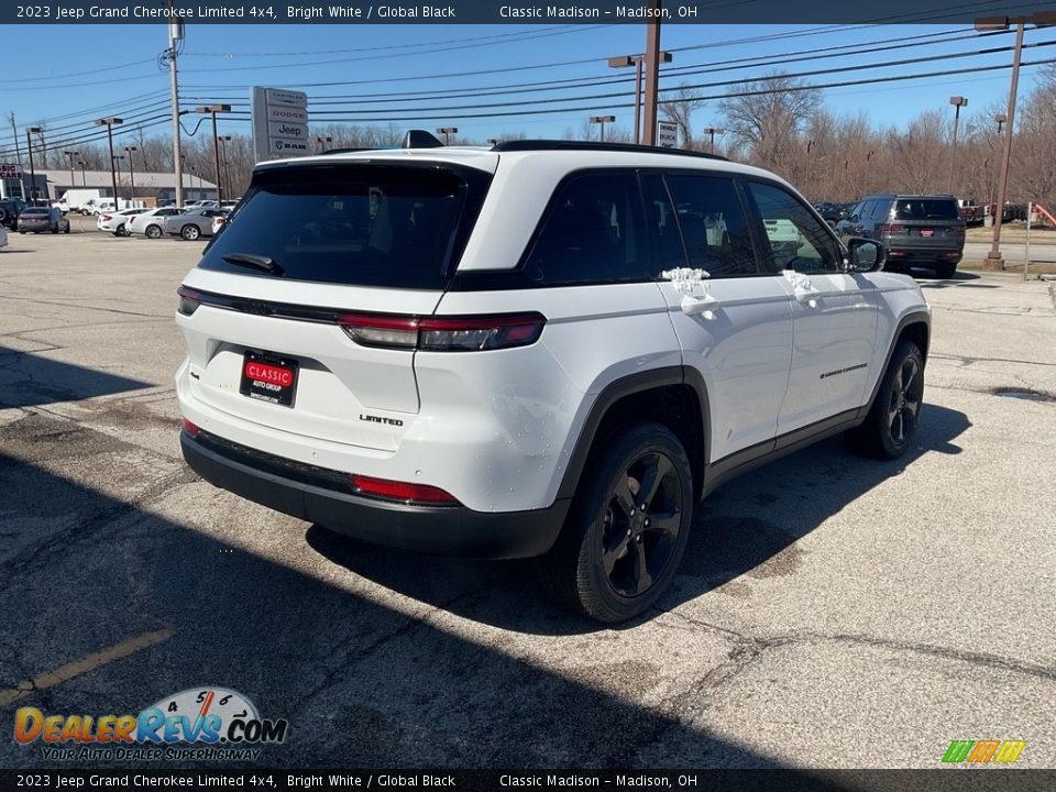 2023 Jeep Grand Cherokee Limited 4x4 Bright White / Global Black Photo #8