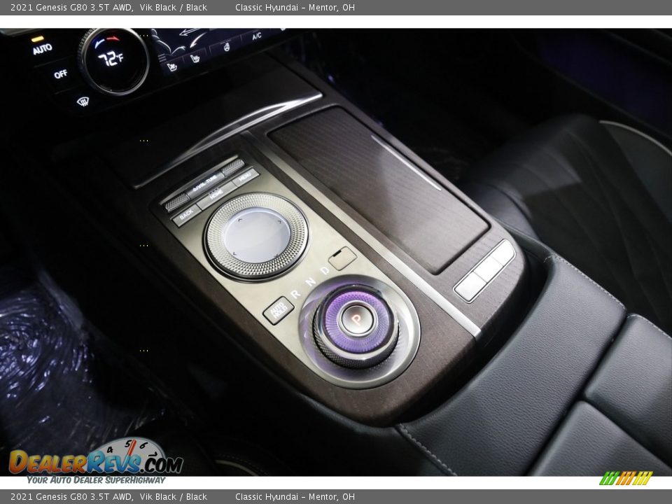 2021 Genesis G80 3.5T AWD Vik Black / Black Photo #18