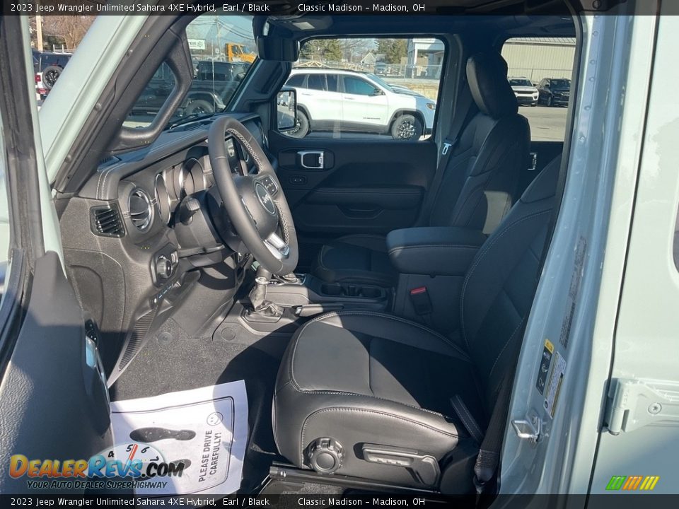 2023 Jeep Wrangler Unlimited Sahara 4XE Hybrid Earl / Black Photo #2